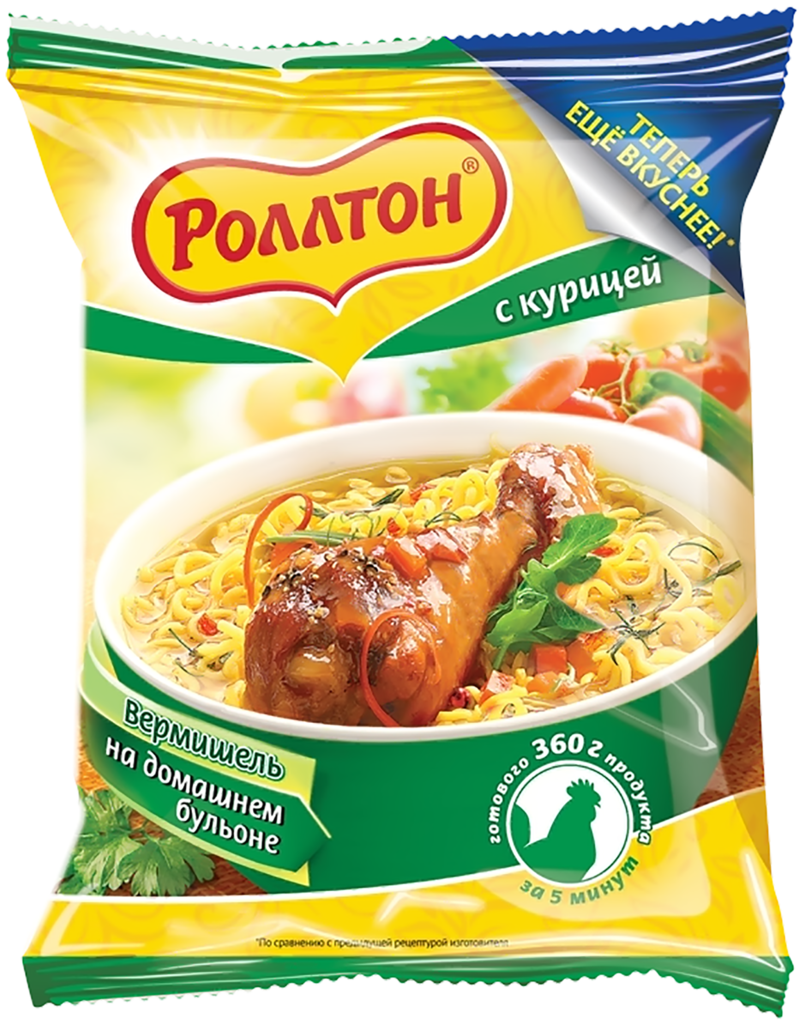 Лапша Б/п Роллтон с курицей