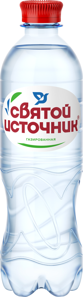 Вода питьевая СВЯТОЙ ИСТОЧНИК/BONAQUA  газированная, 0.5л, газ