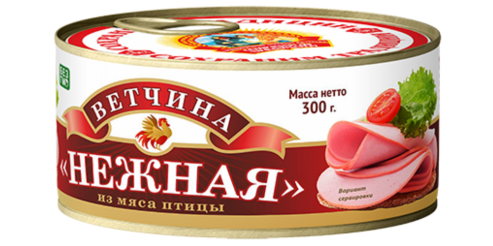 Ветчина Нежная из мяса птицы