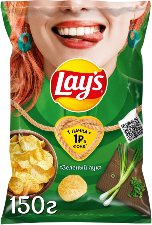 Чипсы LAY'S Молодой зеленый лук