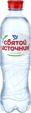 Вода питьевая СВЯТОЙ ИСТОЧНИК/BONAQUA  газированная, 0.5л, газ