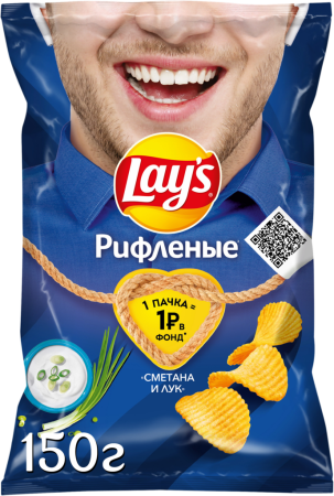 Чипсы LAY'S Сметана и Лук